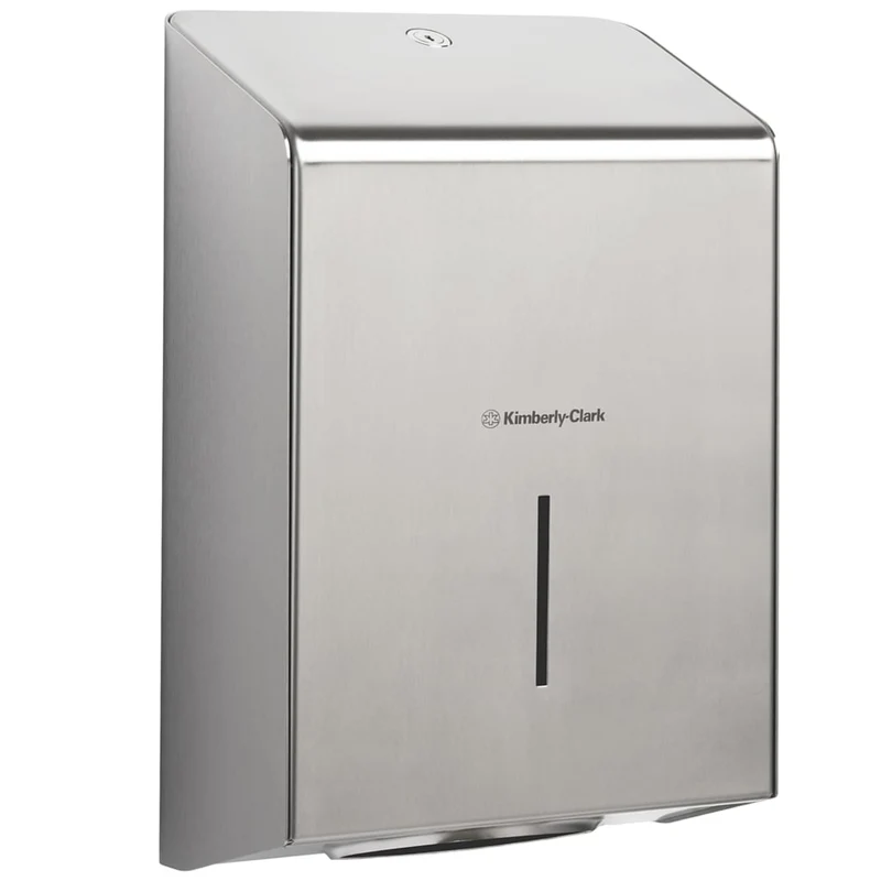 Dispenser di asciugamani Kimberly -Clark Professional ™ - Acciaio inossidabile - 1 distributore | Cartone (1 donatore)
