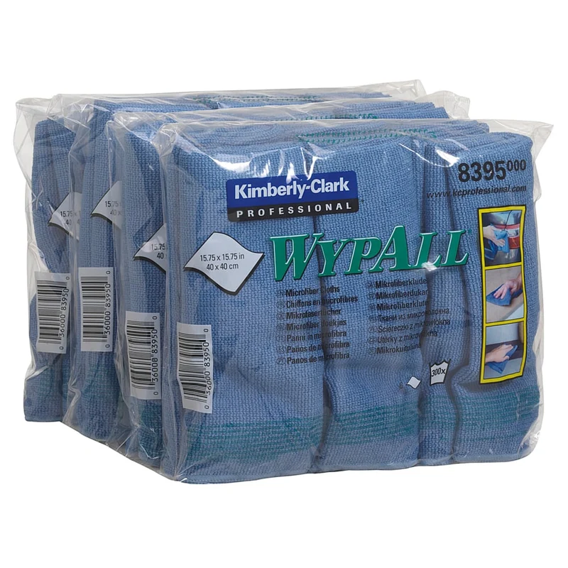 Vanno per microfibra Wypall® - panno piatto / 40 x 40 cm