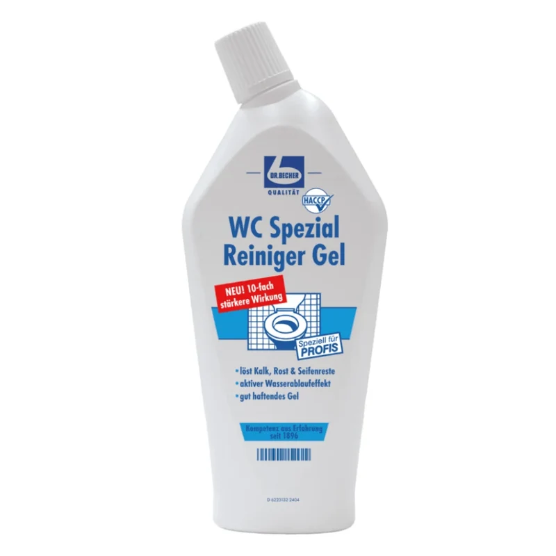 Dr. Becher Gel di pulizia speciale per WC | Bottiglia (750 ml)
