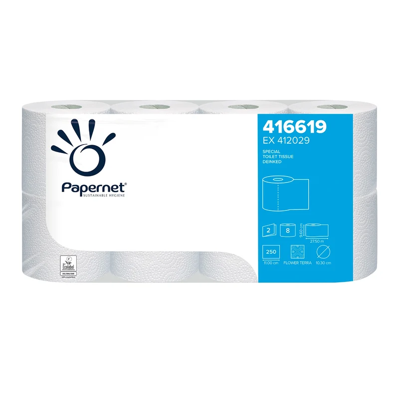 Papernet Carta igienica 416619, 8 rotoli, 2 strati