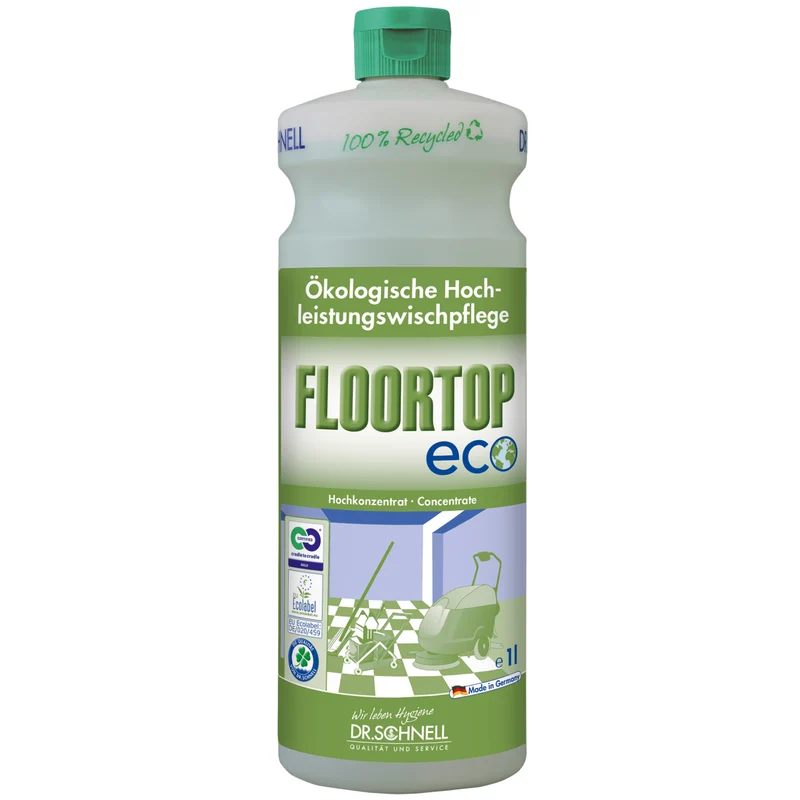 Dr. Schnell Floortop Eco Detergente Concentrato per Pavimenti, ecologico, altamente efficace