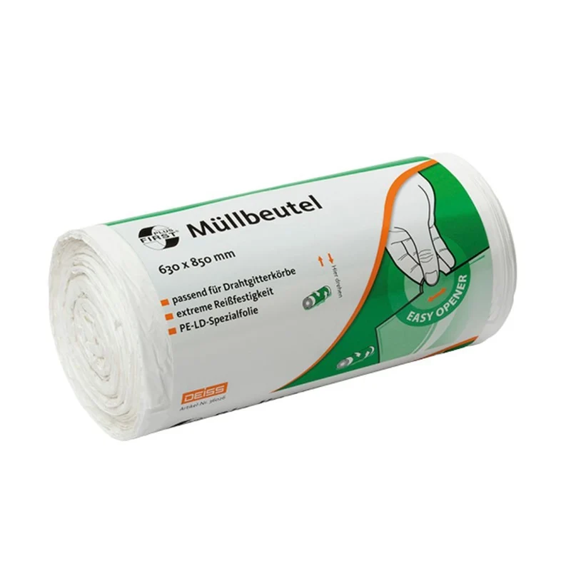 Sacchetti di immondizia Deiss First Plus® 80 Liter, Premium-LDPE, 36026