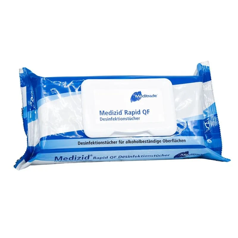 Meditrade Medizid® Rapid QF Flowpack, 80 asciugamani | Pacchetto (80 pezzi)