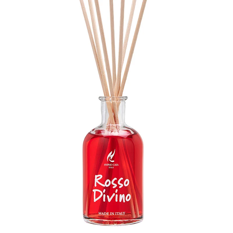 Profumatore "Rosso Divino" Diffusore a bastoncino, Hypno Casa, 500 ml