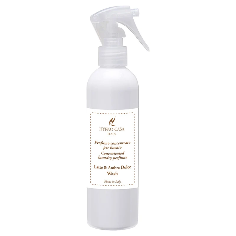 Profumo per tessuti "Latte e Ambra dolce Wash" 250 ml