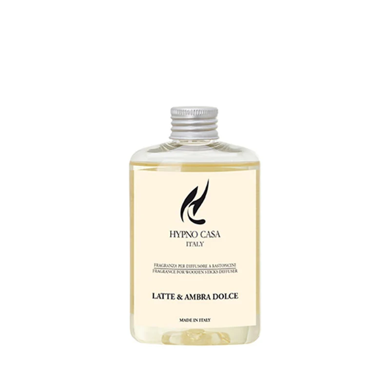 Ricarica Profumatore "Latte e Ambra Dolce", Hypno Casa, 200 ml