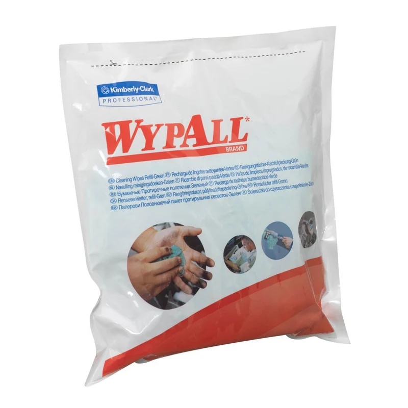 WYPALL® Wipes - Green - 6 borse x 75 fogli