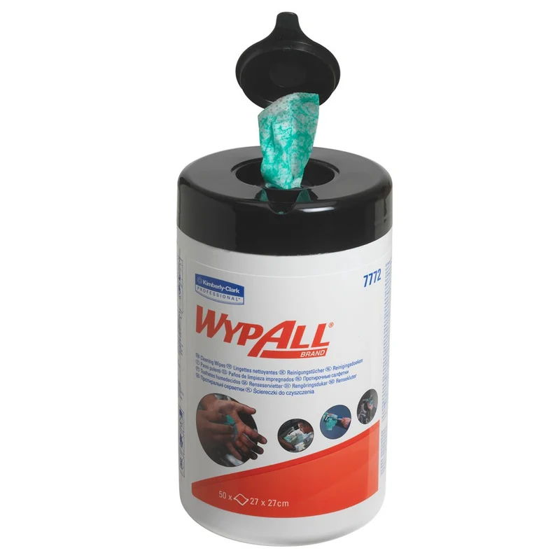 WYPALL® Wipes - Green - 6 vasche x 50 fogli | Cartone (6 secchi)