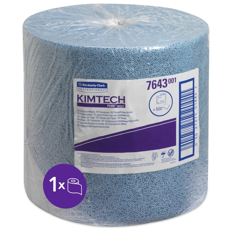 Kimtech® Trial Wiper - Bigh Roller / Blue - 1 rotolo x 500 fogli | Cartone (1 rotolo)