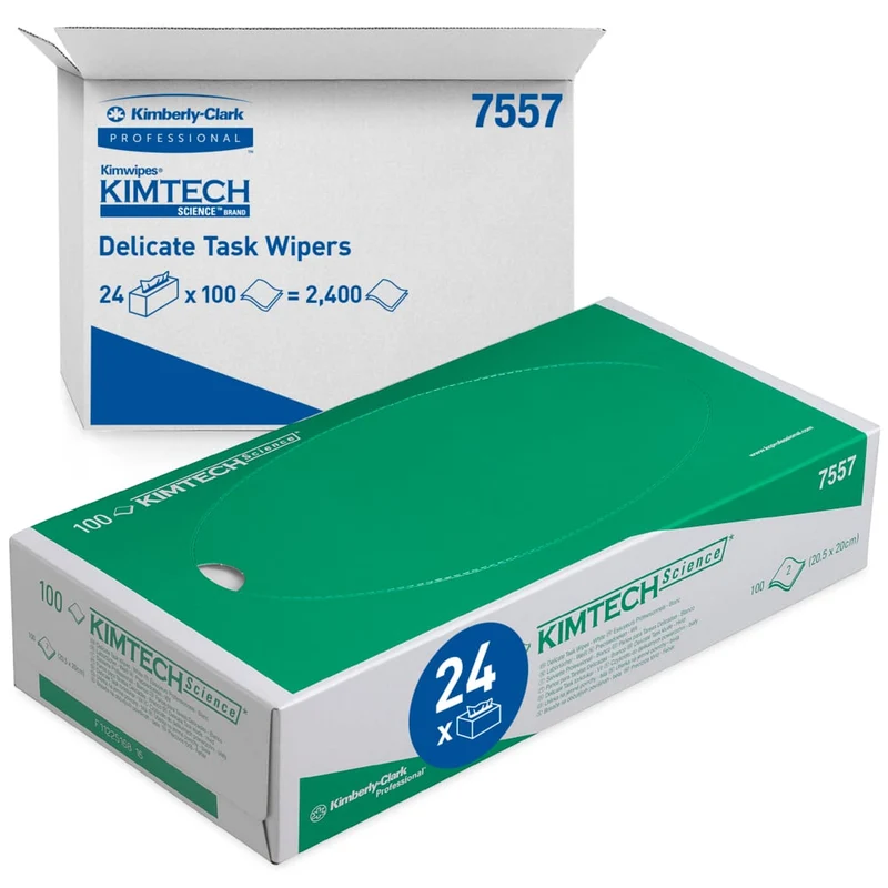 Kimtech® Science Precision Wiper - 100 asciugamani / bianco / 2 -layer - 24 cartoni x 100 fogli | Cartone (24 scatole)