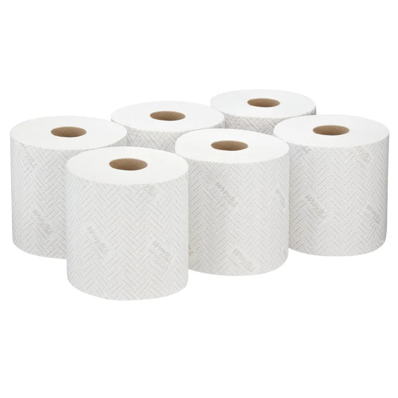 Wypall® L10 Tovagliolo di carta per cibo e igiene - centrefeed per Reach+™ / White - 6 rotoli x 630 fogli | Cartone (6 ruoli)