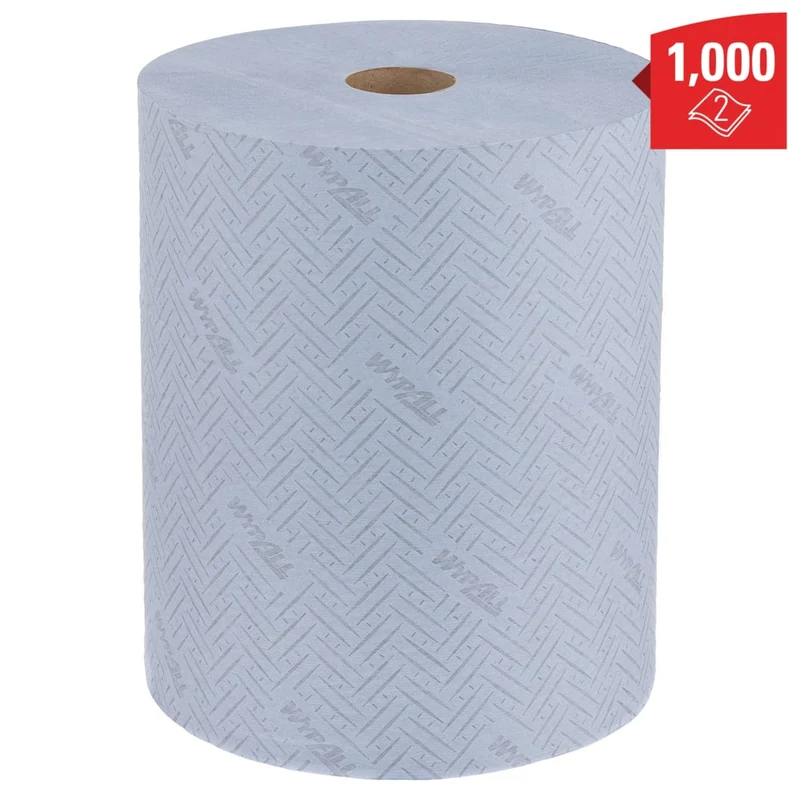 WYPALL® L20 PARTICA PARTE PER LA SUPERFICI - RULLO DI GRANDE - extra largo / blu - 1 rotolo x 1000 fogli | Cartone (1 rotolo)