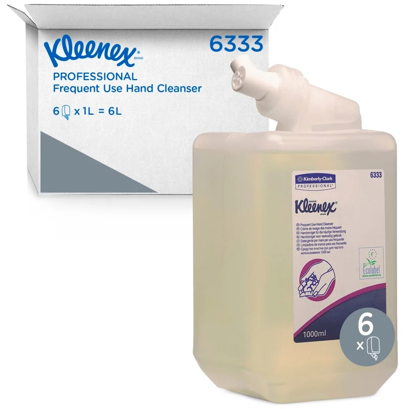 Kleenex® Gentle Waschotion - Cassette / trasparente / 1 LTR - 6 cassette | Cartone (6 cartucce)