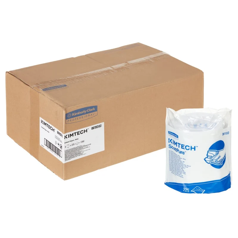 Caratteristiche di asciugatura Kimtech® - Central Take / White - 6 rotoli x 225 fogli | Cartone (6 ruoli)