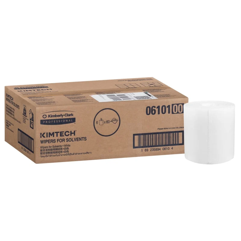 Wypall® Wettask ™ PowerClean - Rolls / White - 6 RETTIMA X 60 fogli | Cartone (6 ruoli)