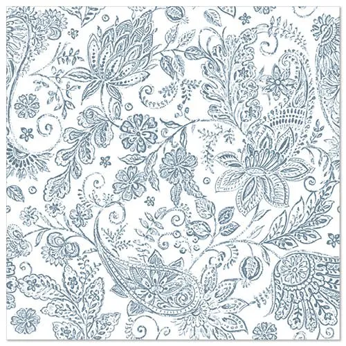 PAPSTAR 50 tovaglioli "Royal Collection" 1/4 Fold 40 x 40 cm blu