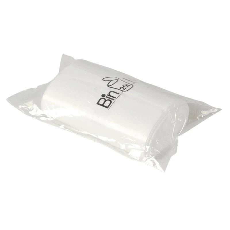 I'm Line Bag 20 L, 385x775 mm, 10 my lldpe, bianco | Ruolo (20 borse)