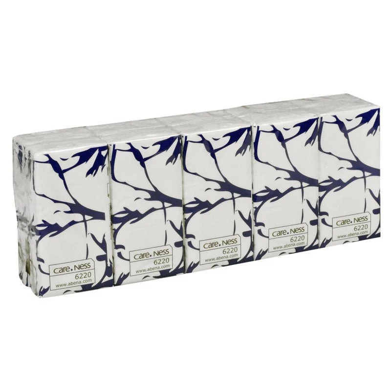 Fazzoletti, 3 strati, 20,7x21 cm, Bianco brillante | Confezione (100 pezzi)