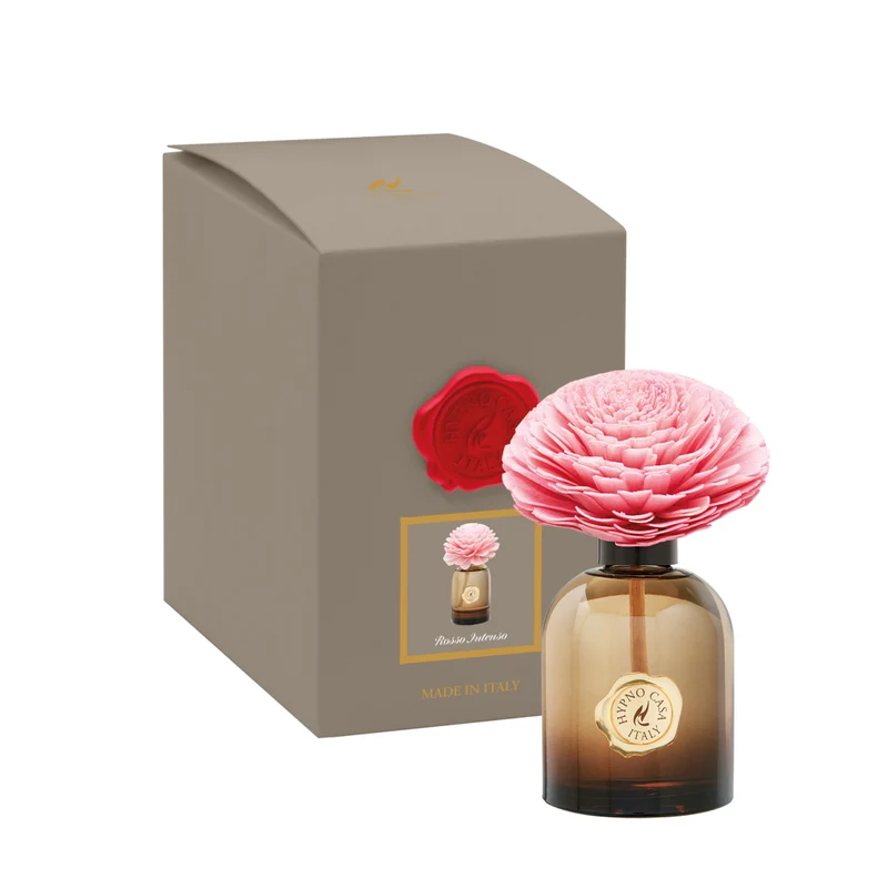 Diffusore con fiore fragranza “Rosso intenso” con Fiore, Hypno Casa
