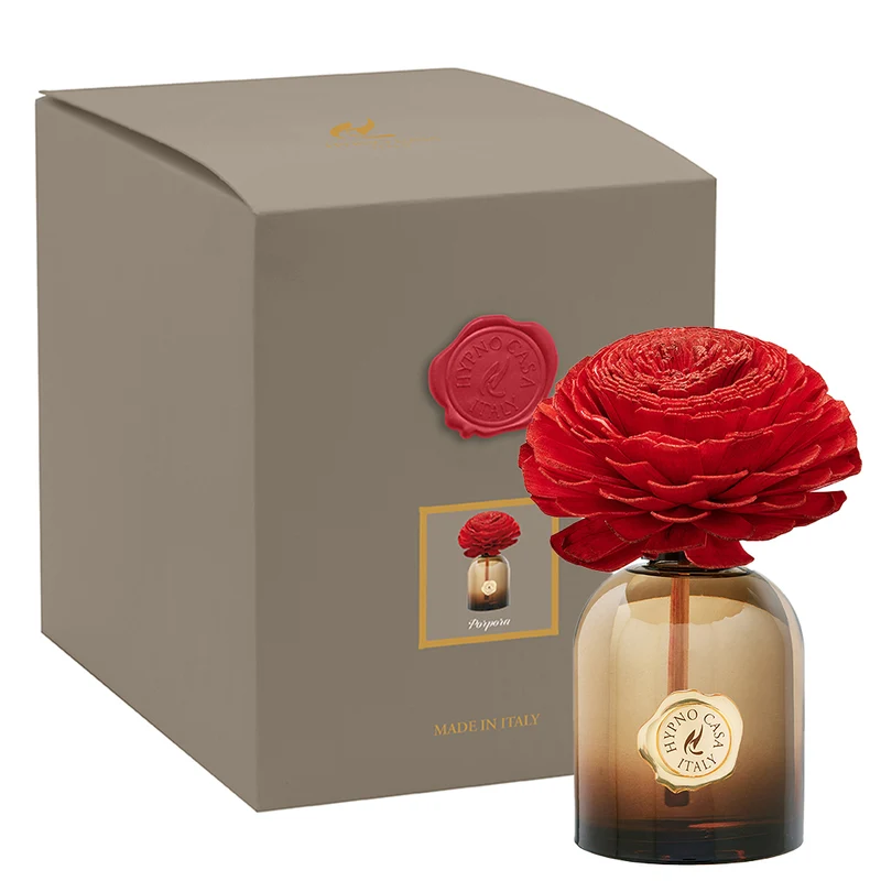 Diffusore con fiore fragranza “Porpora” con Fiore, Hypno Casa