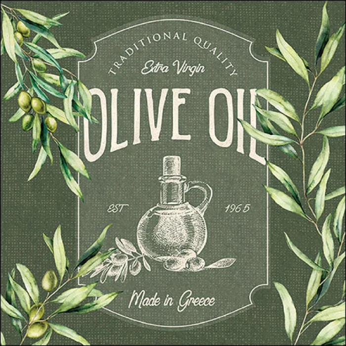 Tovaglioli in carta "Olive oil" - pacco da 20