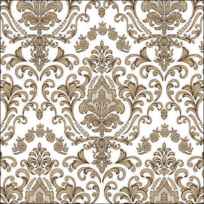 Tovaglioli Napkin 33 Baroque ornament gold FSC Mix