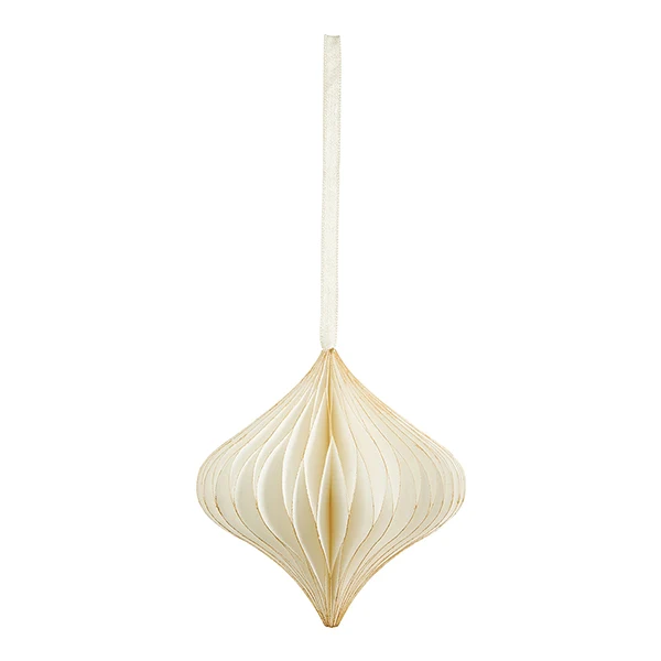 Decorazione di Natale in carta - Goccia - Mathilde M.