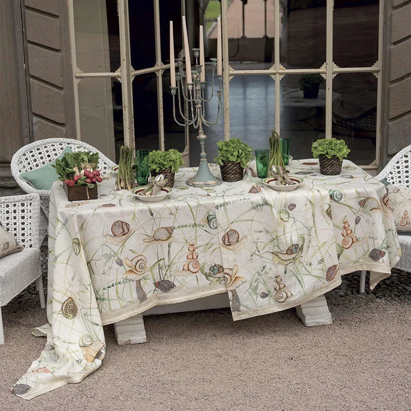 Tovaglia in puro lino "Filoderba", Tessitura Toscana Telerie 170x170 cm