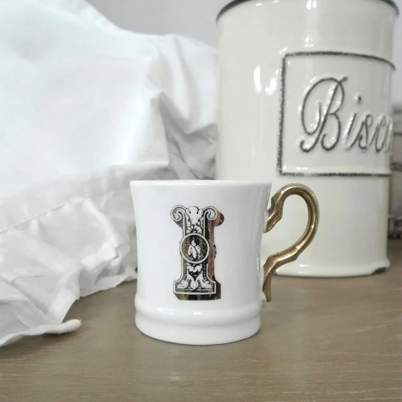 Tazzina "Letter Gold Moka - I", Livellara Milano