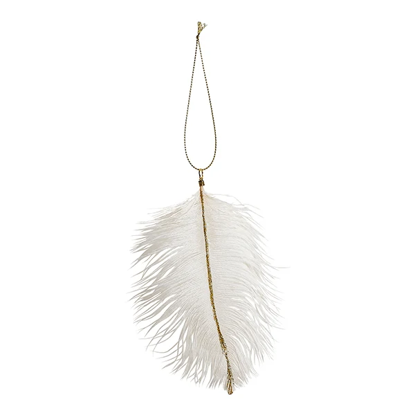 6 piume bianche decorative da appendere - Mathilde M.