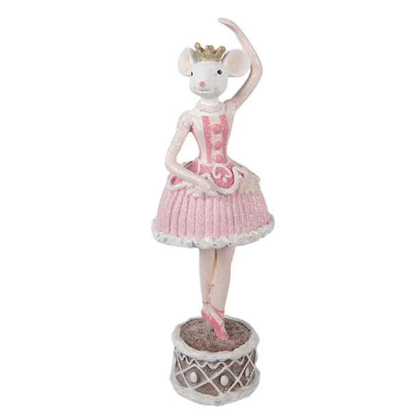 Statuina "Topolina in Tutù"- 9x9x27 cm