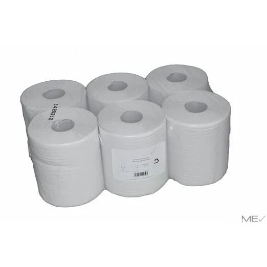 Handscarf roll midi, 2 strati, 20 cm x 140 m, bianco | Cartone (6 pacchetti)