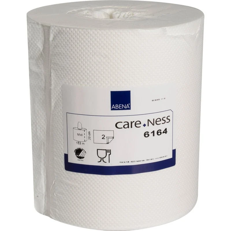 HandsCarf Roll Midi, 2 strati, 20,3 cm x 153 m, bianco | Cartone (6 pacchetti)
