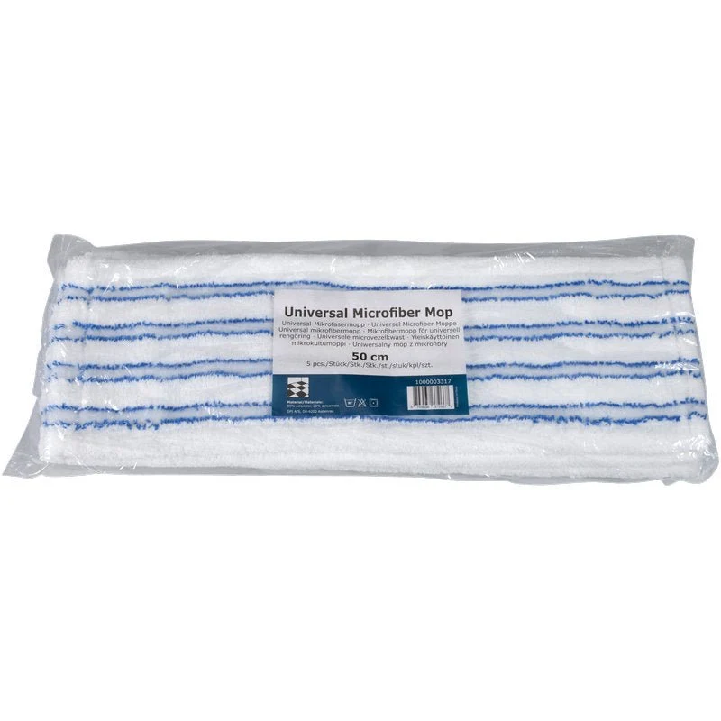 Mano di microfibra con setola, blu/bianco