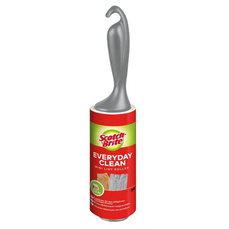 Scotch-Brite ™ Overyday Clean Mini Foot Roller, 30 fogli, maniglia colorata, 1/pacchetto | Pacchetto (1 pezzo)