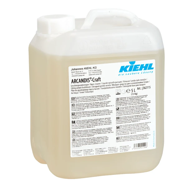 Kiehl ARCANDIS-Craft Detergente per stoviglie | Flacone (5 l)
