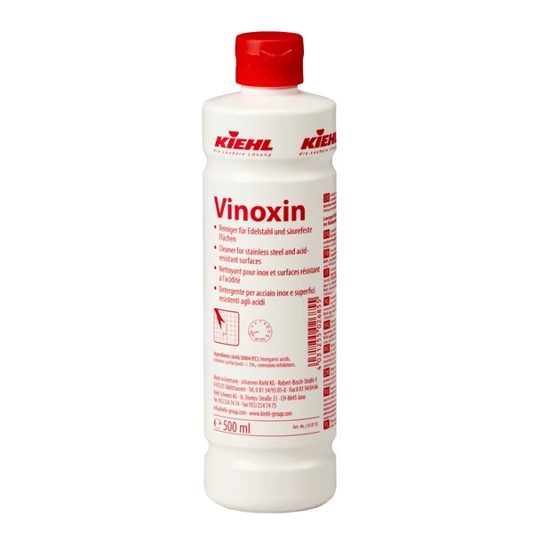 Detergente Kiehl Vinoxin per acciaio inossidabile e superfici resistenti agli acidi | Flacone (500 ml)