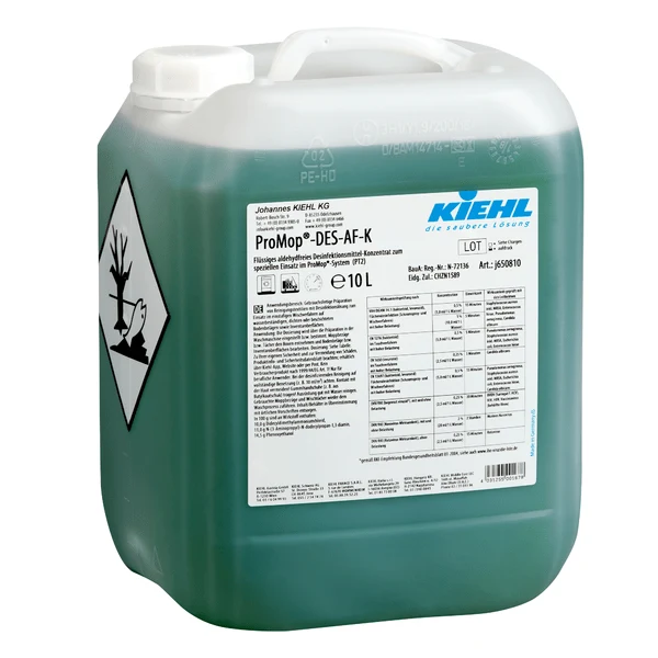 Kiehl Promop-Des-a-K Liquid Aldeide Disinfection Concentrate Concentrate | Contenitore (10 L)