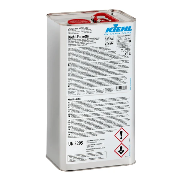 Cera dura pregiata Kiehl-Parketta, liquida | Flacone (5 l)