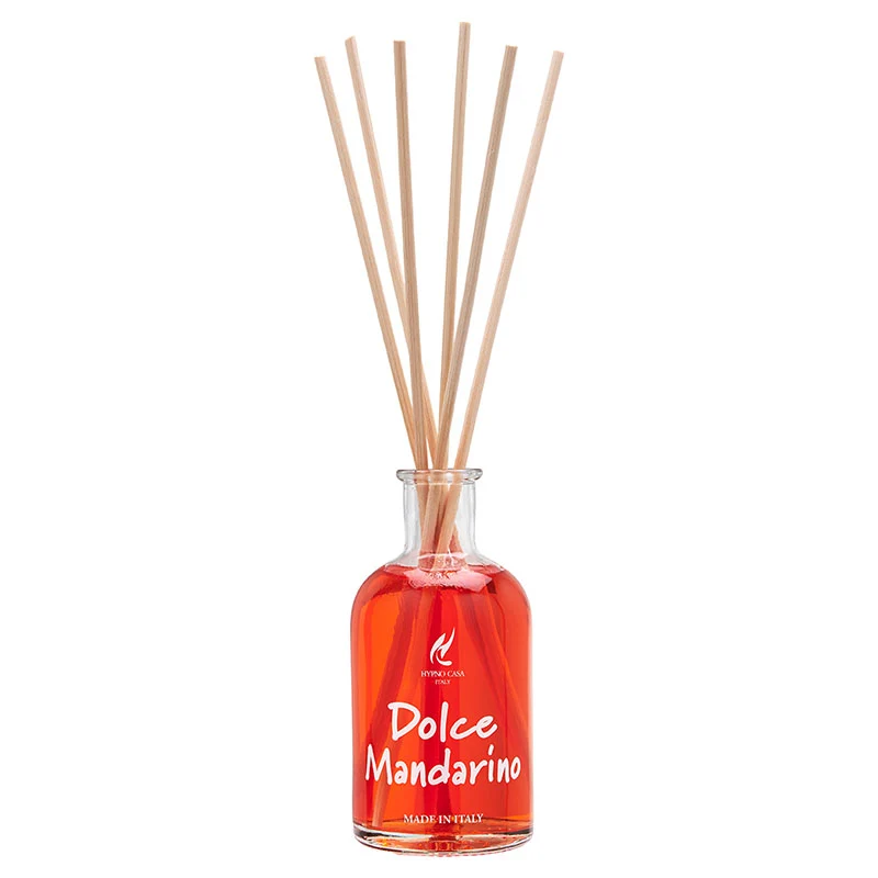 Profumatore “Dolce Mandarino” Diffusore a bastoncino, Hypno Casa, 100 ml
