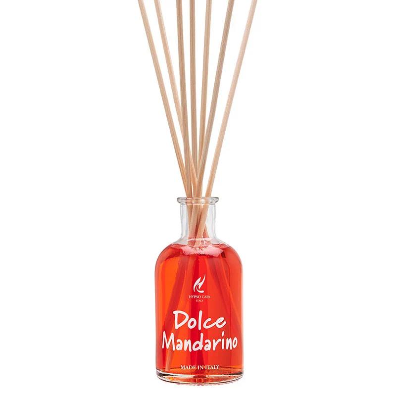 Profumatore “Dolce Mandarino” Diffusore a bastoncino, Hypno Casa, 250 ml