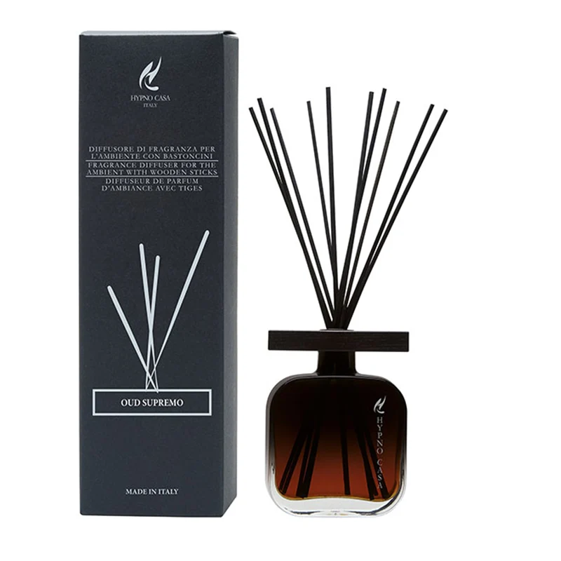 Profumatore “Oud Supremo” Diffusore a bastoncino, Hypno Casa, 500 ml