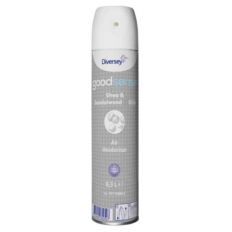 Good Sense Shea & Sandalwood, spray per ambienti e neutralizzatore di odori | Bomboletta (300 ml)