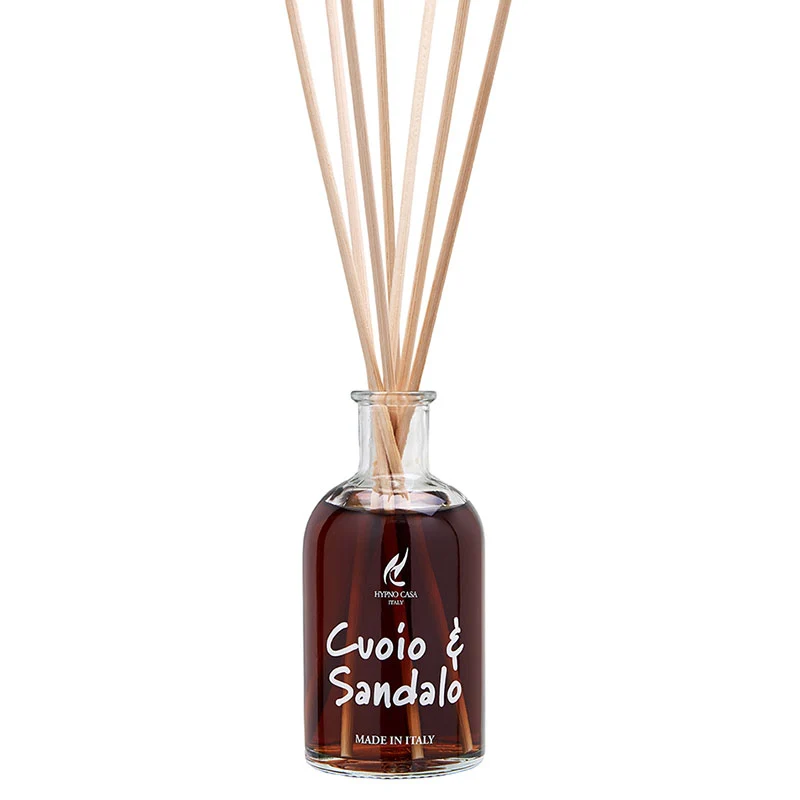 Profumatore “Cuoio & Sandalo” Diffusore a bastoncino, Hypno Casa, 250 ml