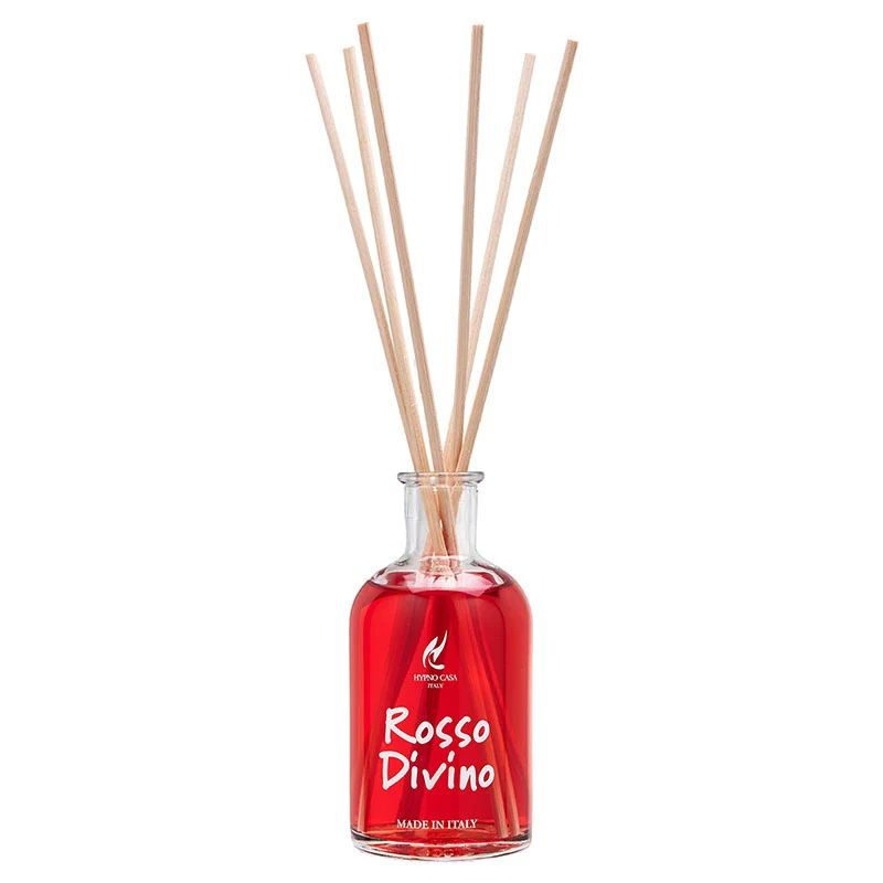 Profumatore "Rosso Divino" Diffusore a bastoncino, Hypno Casa, 100 ml