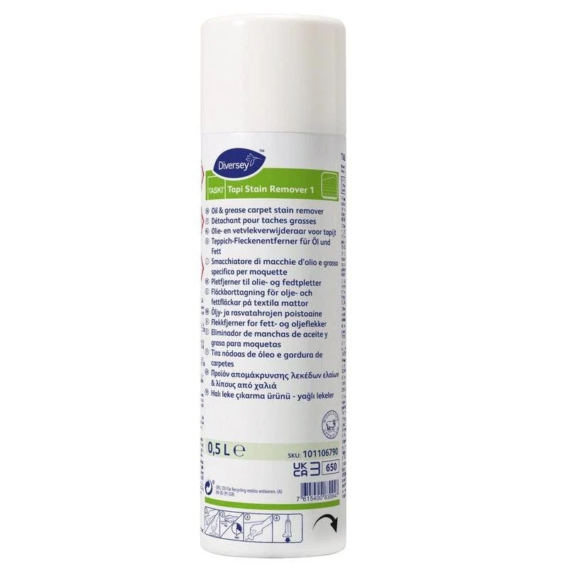 Taski TAPI Stain Remover 1, Stain Remover - Per solventi -Solubili punti | CAN (500 ml)