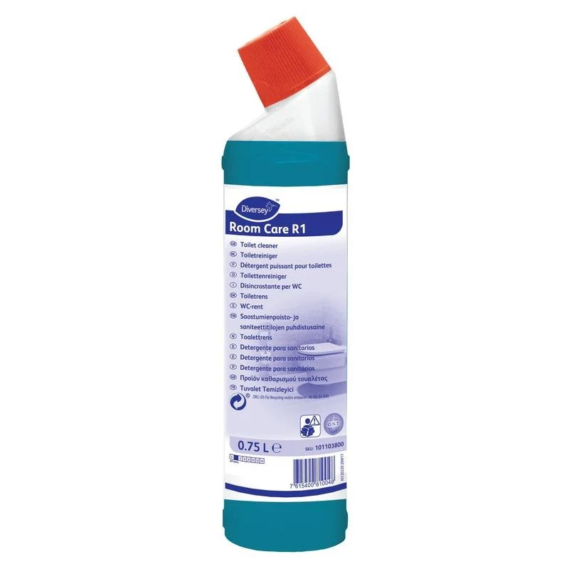 Care della camera R1, water e pulitore del pissoirina, basato sull'acido citrico | Bottiglia (750 ml)