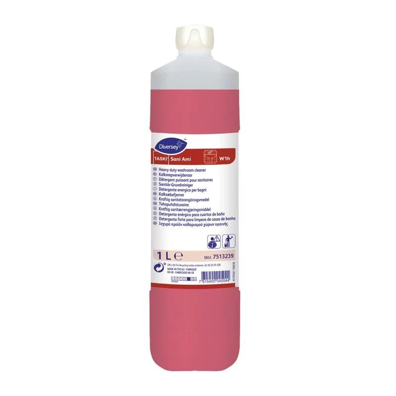 Taski sani ami, detergente di base sanitario basato su alcalini e ingredienti complessi | Bottiglia (1 l)