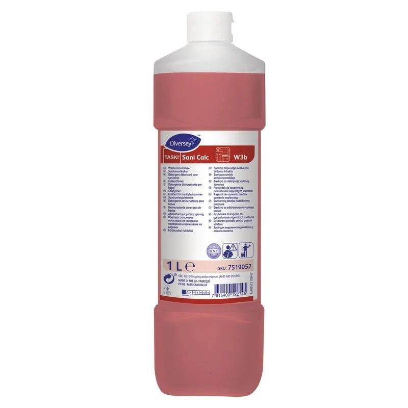 Taski sani calc, detergente di base sanitario basato sull'acido fosforico | Bottiglia (1 l)