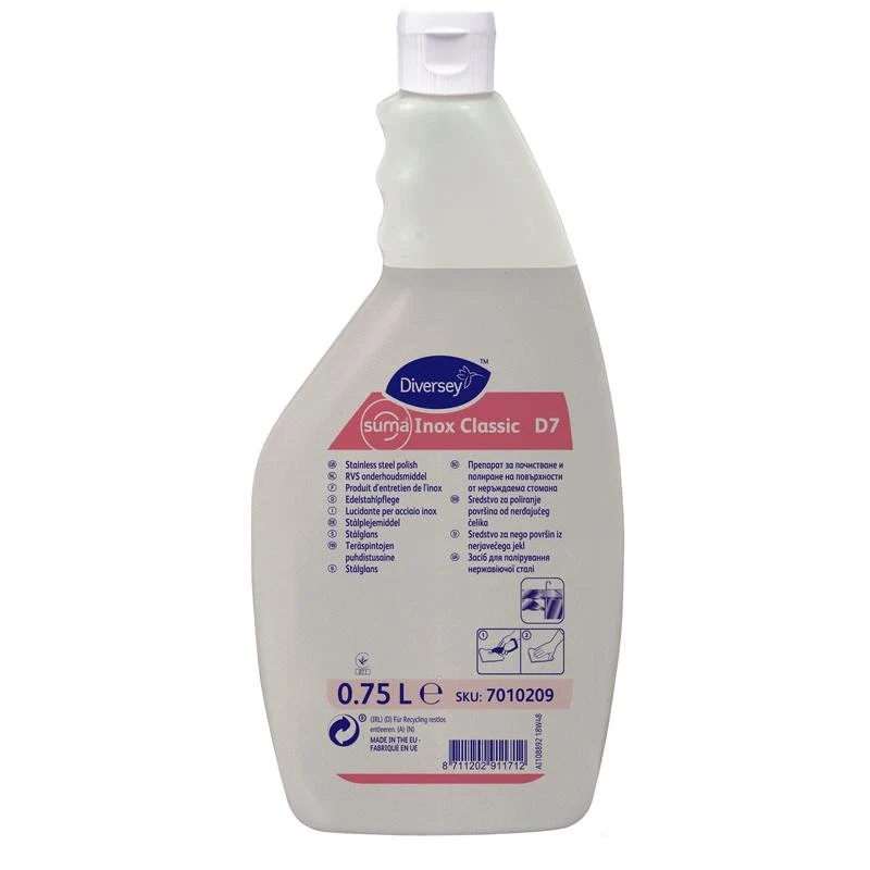 Suma inox classico D7, cura in acciaio inossidabile, oleoso | Bottiglia (750 ml)